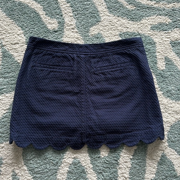 LILY PULITZER NAVY SKIRT 6 - Picture 2 of 5